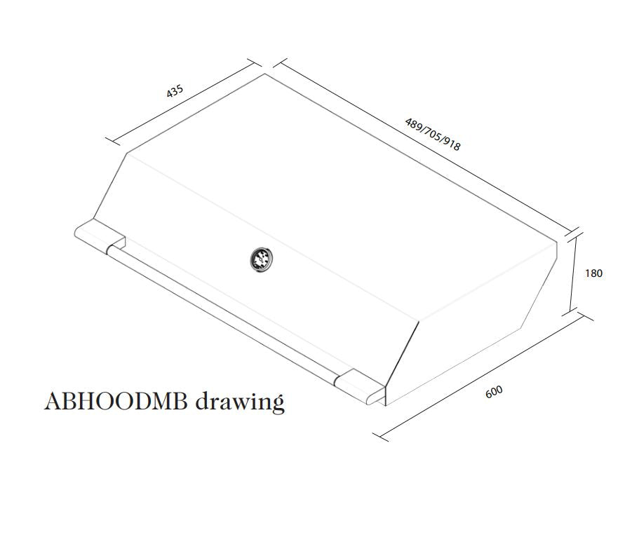 Artusi ABHOODMB BBQ Hood