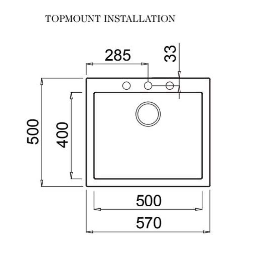 Artusi AGS571B Dimension Image - The Appliance Guys