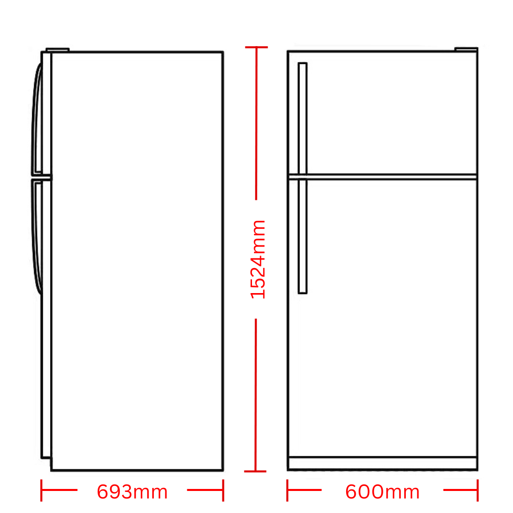 Artusi ARET330W Dimension Image - The Appliance Guys
