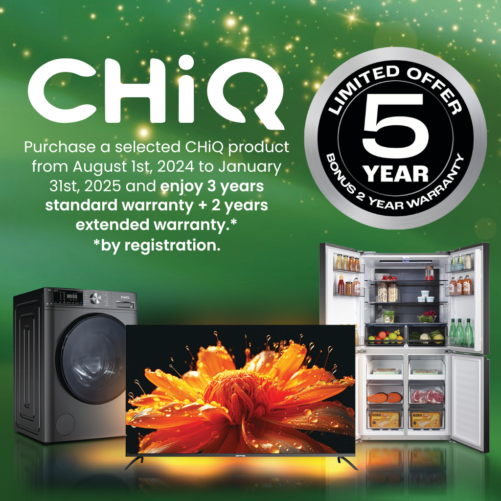 CHiQ 5 year warranty Promotion - The Appliance Guys