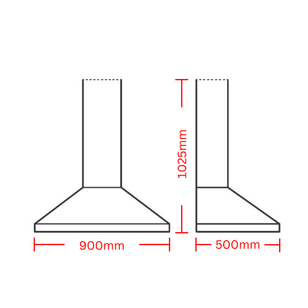 Euromaid CPT9MB Dimension Image - The Appliance Guys