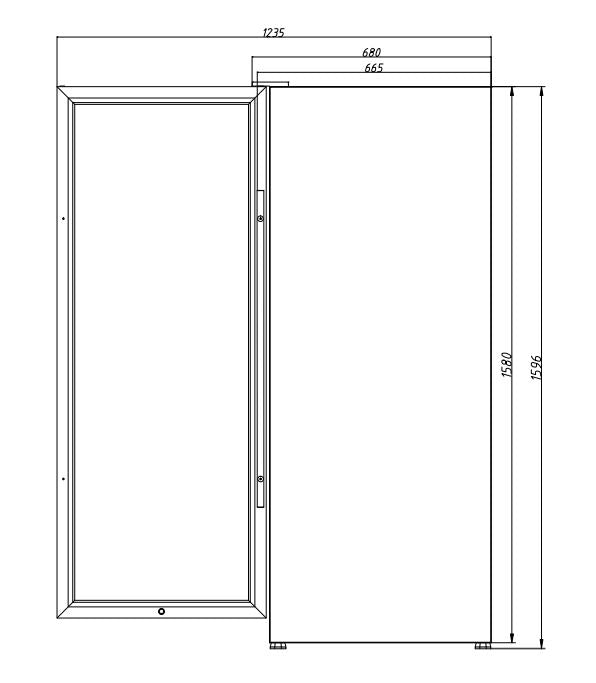 Husky HUS-WC128D-BK-ZY 380L Wine Cabinet *AVAILABLE IN NSW ONLY*