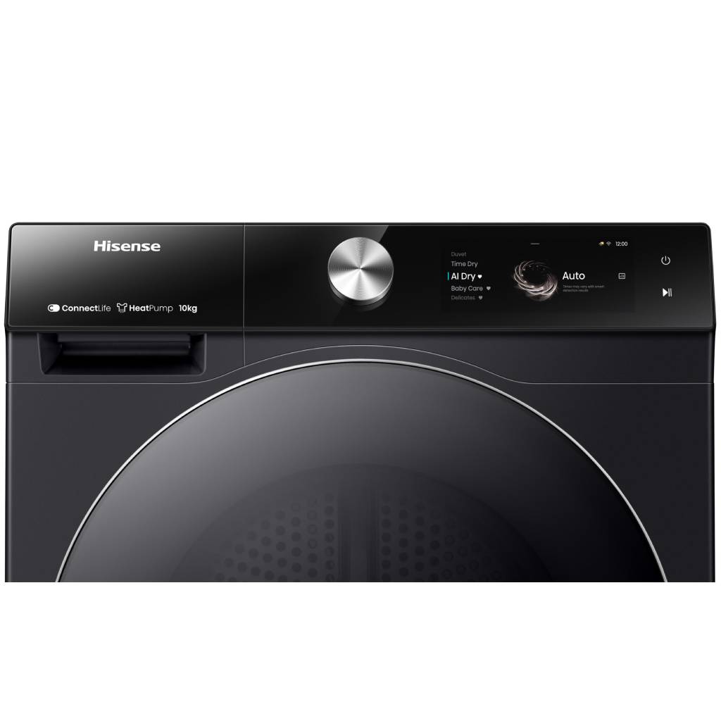 Hisense HDFS10HPB 10kg Black Heat Pump Dryer