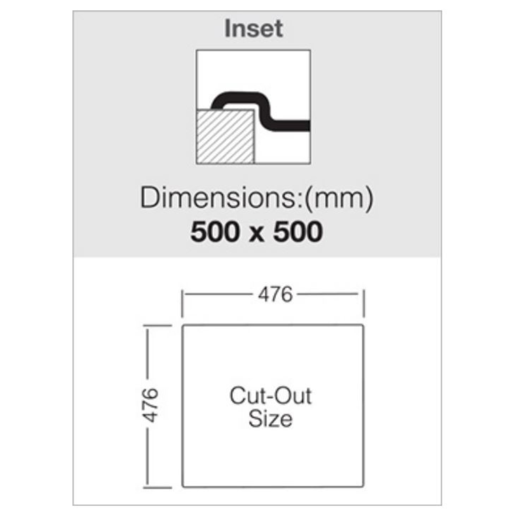 Artusi KENT Dimension Image - The Appliance Guys