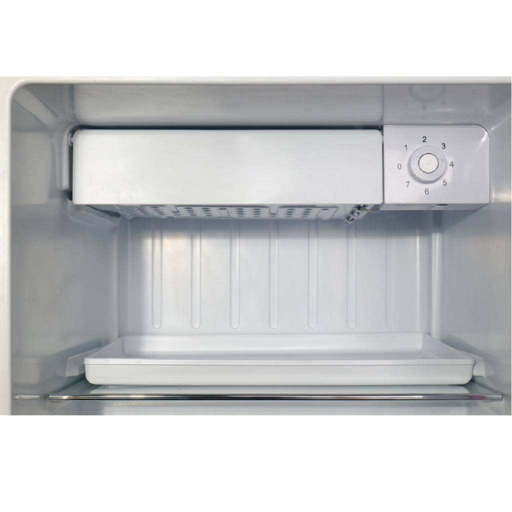 Linarie Chatel LK48MBBLACK 48L Black Retro Mini Fridge with Built-In Freezer Compartment