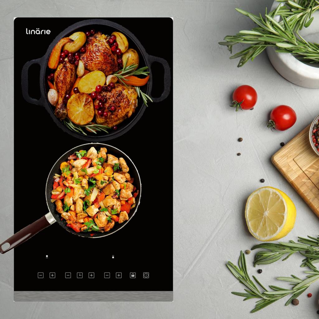 Linarie Limoges LS30C2Z 30cm Black Domino Ceramic Cooktop