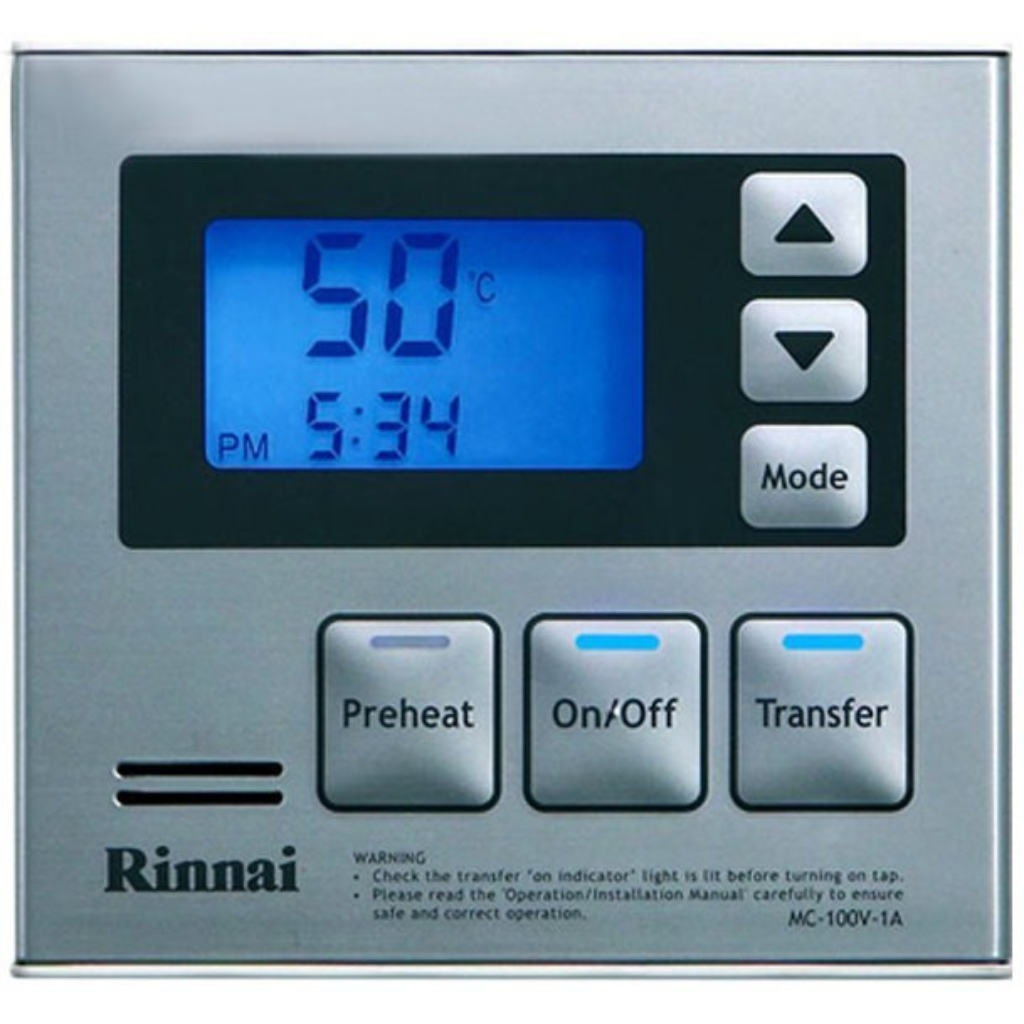 Rinnai MC100V1S Stainless Steel Deluxe Kitchen Controller