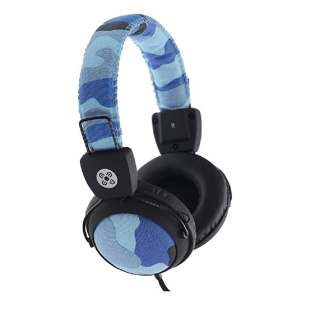 Moki MHPCAMB Blue Camo Headphone
