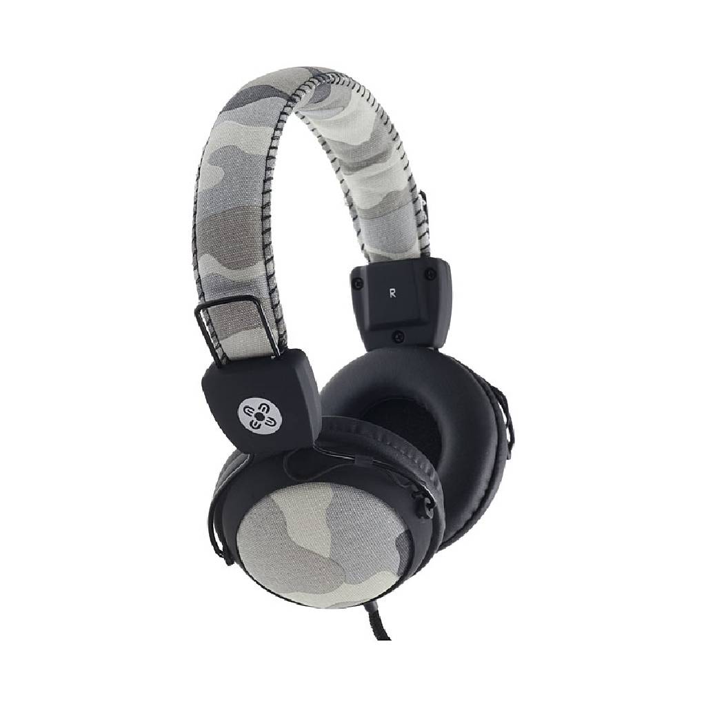 Moki MHPCAMGY Grey Camo Headphone