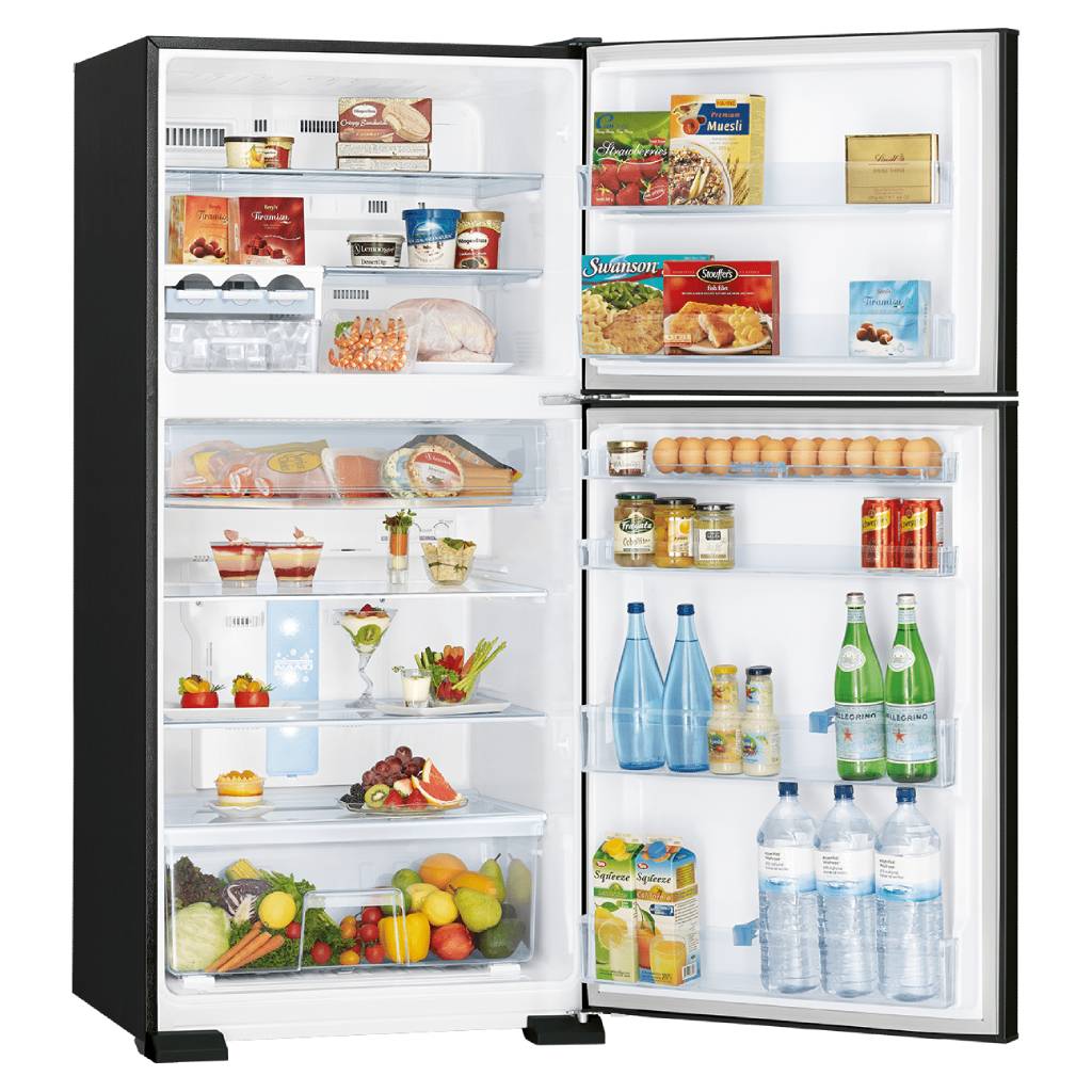 Mitsubishi Electric MR-458ER-SB-A 458L Black Top Mount Fridge