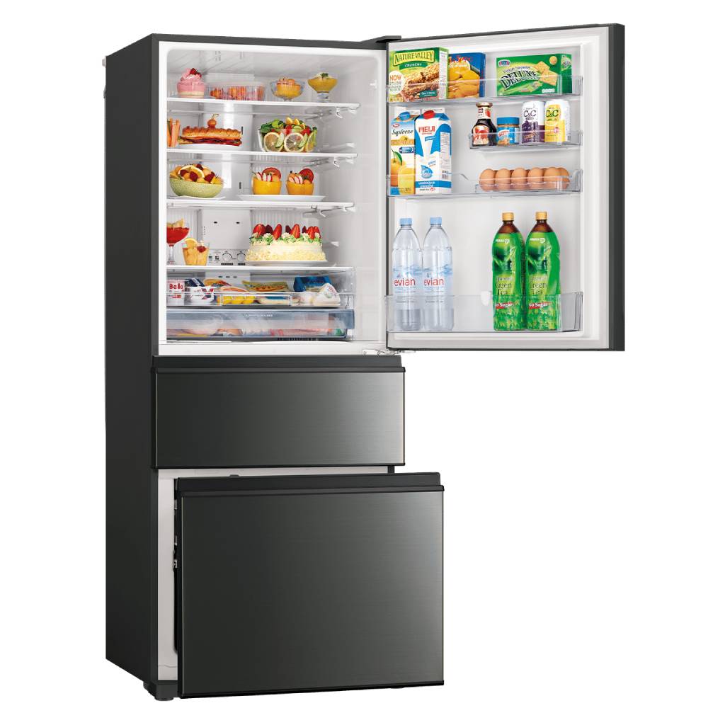 Mitsubishi Electric MR-CX450ER-BST-A 450L Bottom Mount Fridge