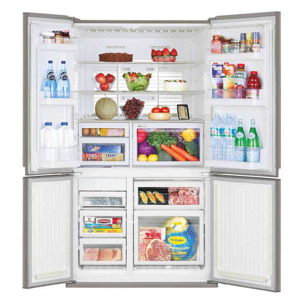 Mitsubishi Electric MR-LA580ER-GSL-A 580L Stainless Steel French Door Fridge