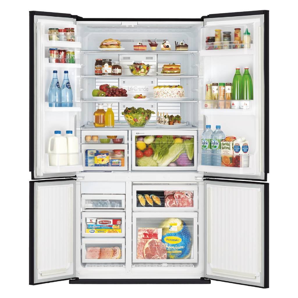 Mitsubishi Electric MR-LA635ER-GBK-A 635L Black French Door Fridge