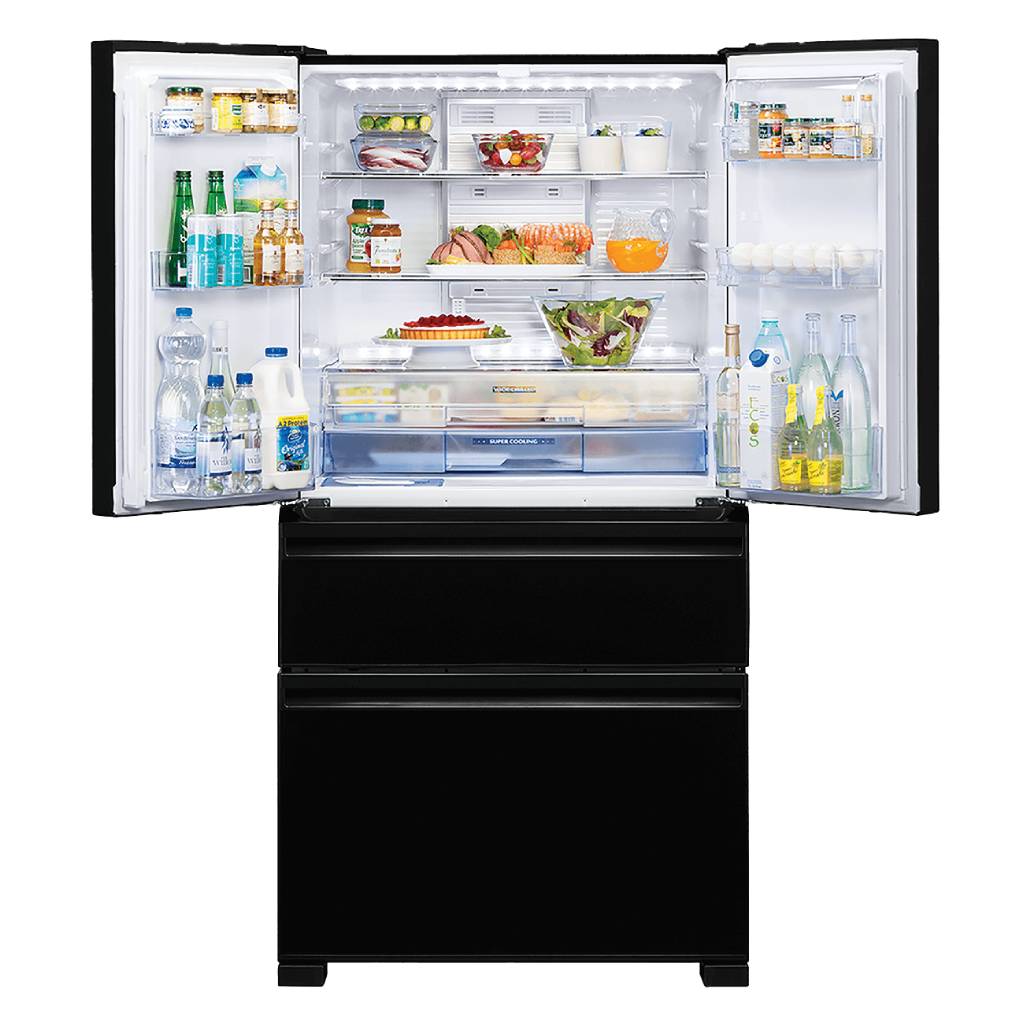 Mitsubishi Electric MR-LX564ER-GBK-A 564L Black French Door Fridge