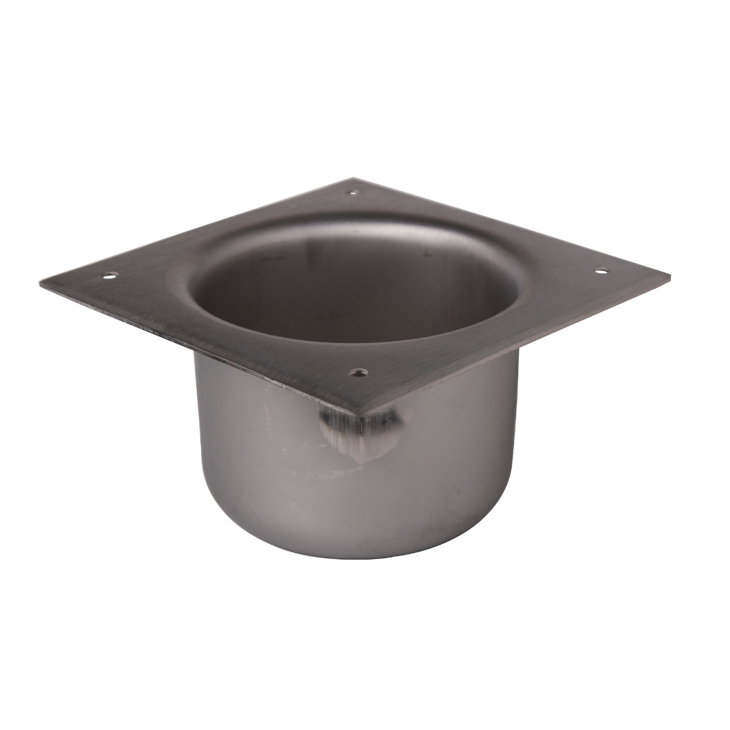 Metlam ML248_TRH_SS Satin Stainless Steel Anti-Ligature Recessed Toilet Roll Holder