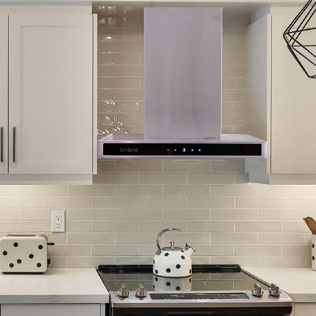 Linarie Narbonne RAHTS60XN 60cm Stainless Steel Canopy Wall-Mounted Rangehood