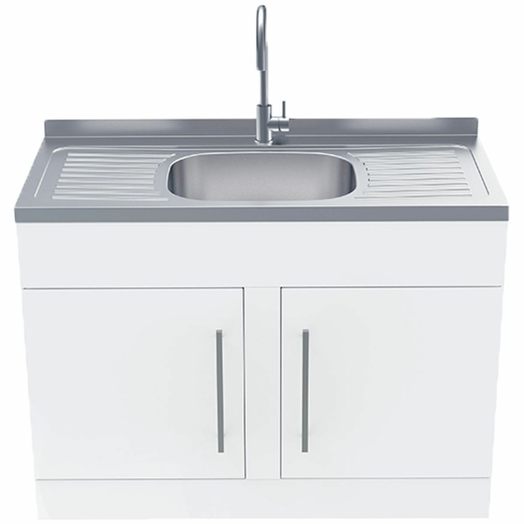 Robinhood ST1200 Laundry Tub with Cabinet Hero Image - The Appliance Guys