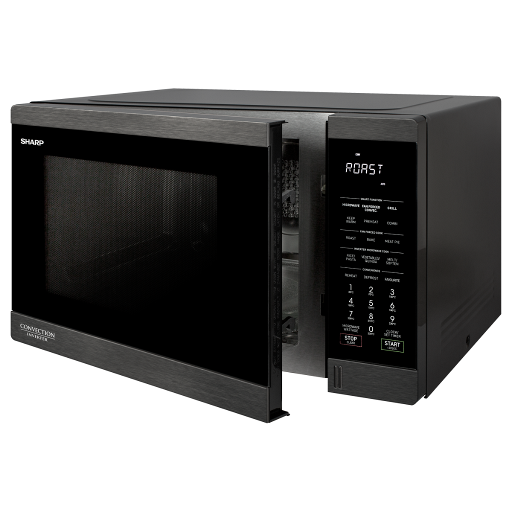 Sharp R890EBS Open Door - The Appliance Guys