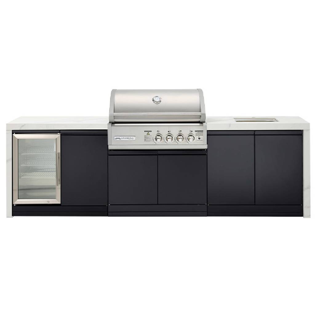 Crossray TC4KP-14 Black Premium 4B Outdoor Kitchen