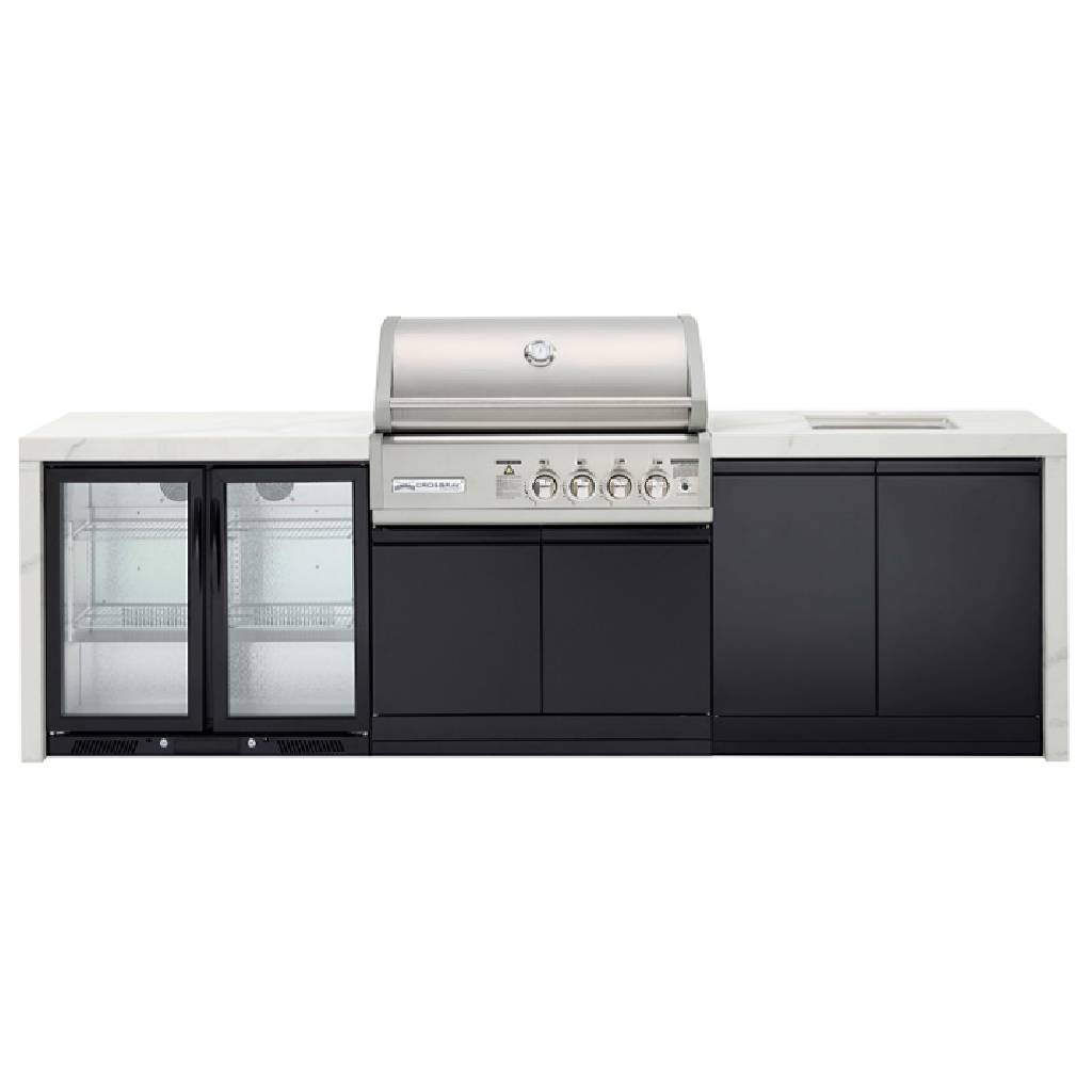 Crossray TC4KP-16 Black Premium 4B Outdoor Kitchen