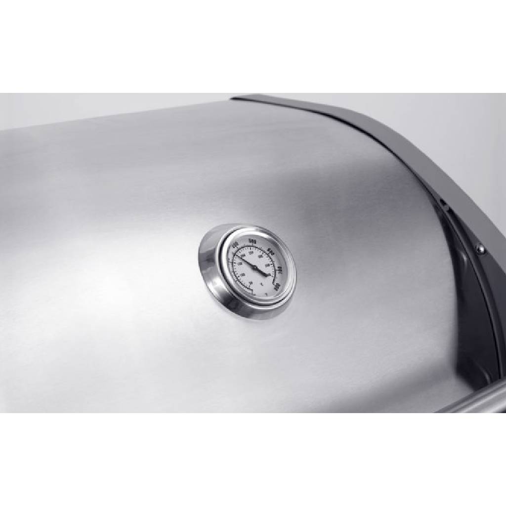 Crossray TCS2-IBL Stainless Steel 2 Burner Gas Drop in BBQ