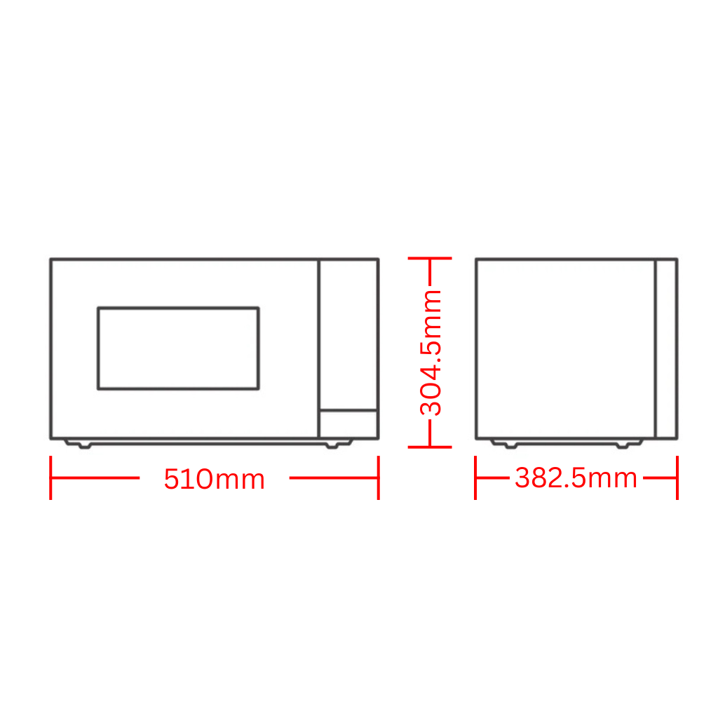 Whirlpool MWP321IB Dimension Image - The Appliance Guys