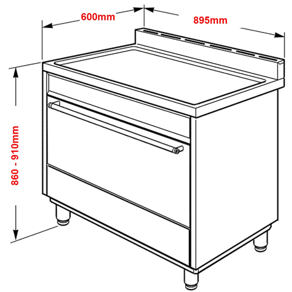 Artusi AFG915X 90cm Stainless Steel Dual Fuel Freestanding Stove - The Appliance Guys