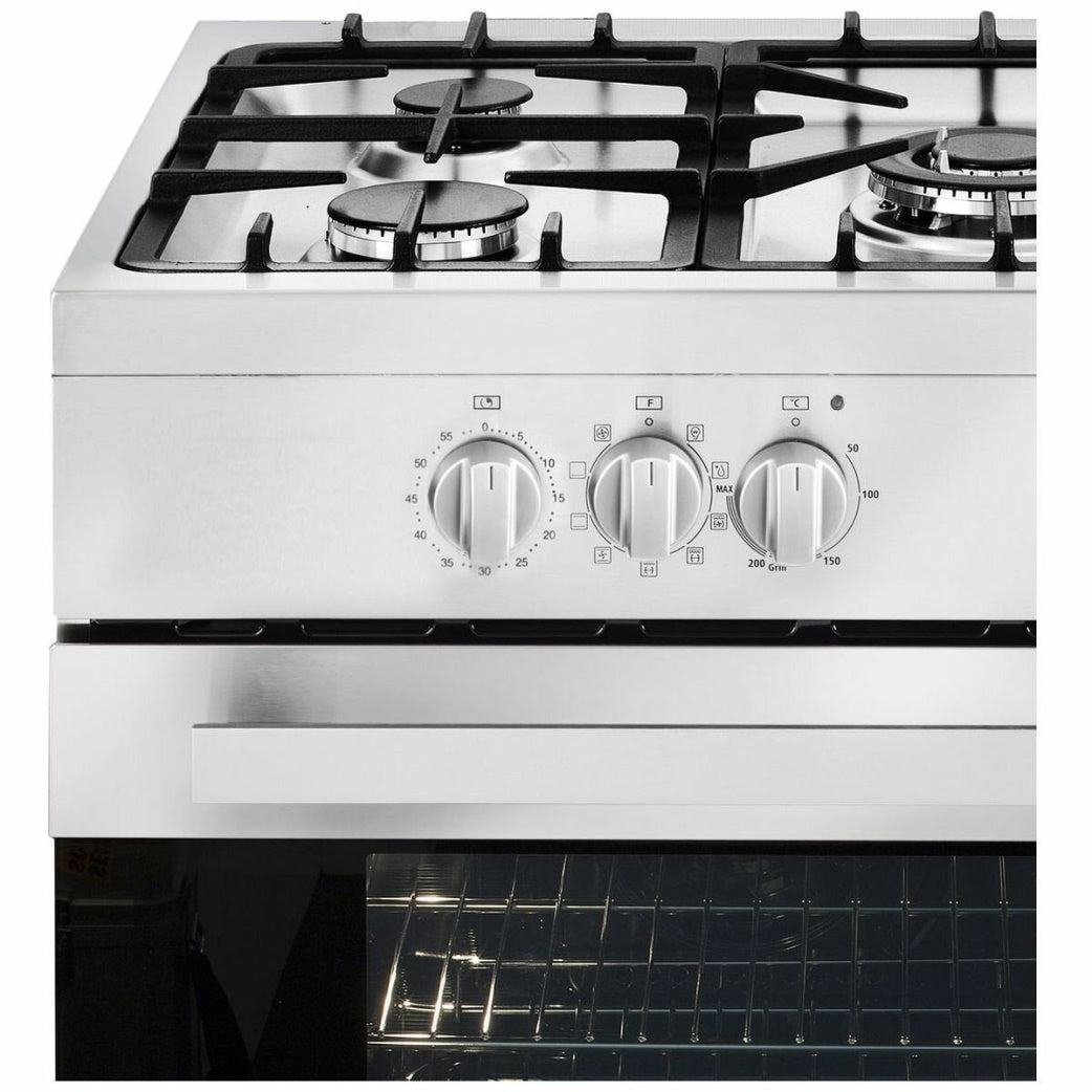 Artusi CAFG90X 90cm Stainless Steel Dual Fuel Freestanding Stove - The Appliance Guys