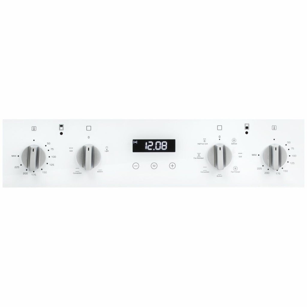 Artusi CAO888W 60cm White Electric Built-In Double Oven - The Appliance Guys