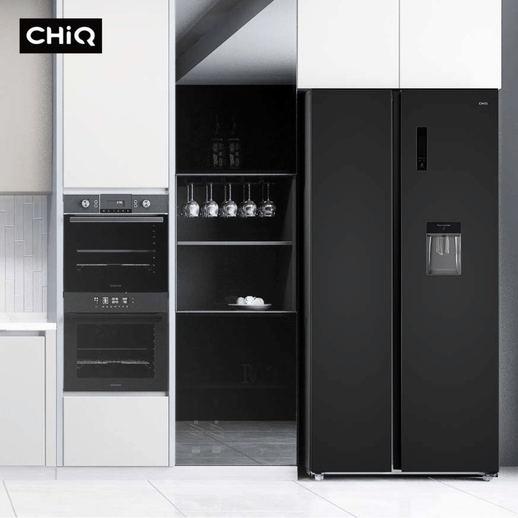Chiq CSS617NBD 622L Side By Side Black Fridge