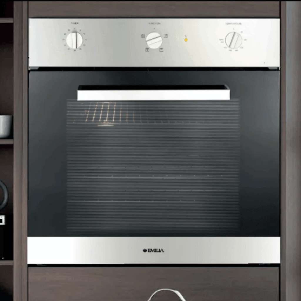 Emilia EMF61MVI 60cm Stainless Stainless fan assisted gas built in oven