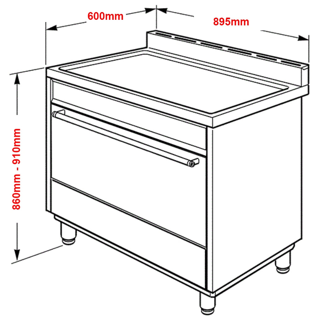 Euro Appliances EFS900GX-NG 90cm Stainless Steel Natural Gas Freestanding Stove - The Appliance Guys