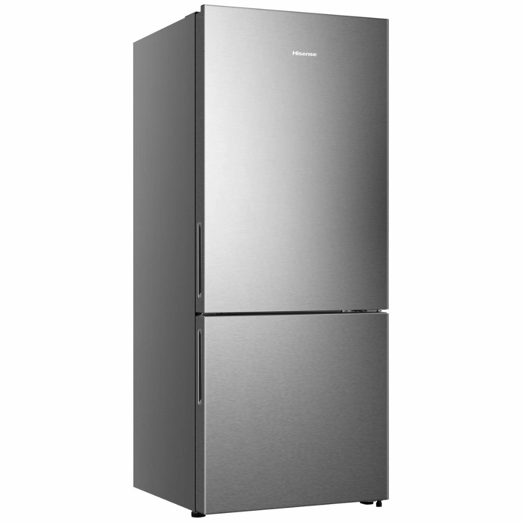 Hisense HRBM417S 417L Brushed Steel Bottom Mount Fridge