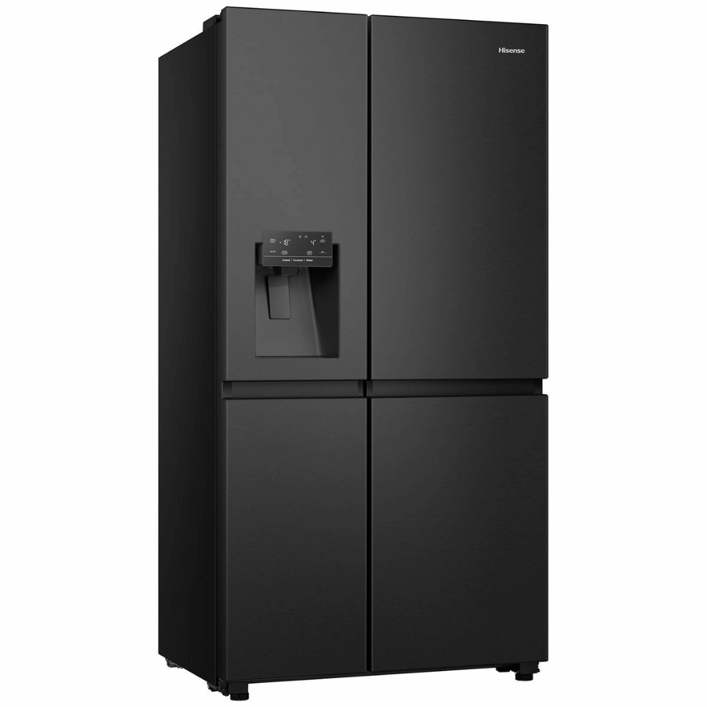 Hisense HRSBS632BW 632L Black Steel Side by Side Fridge