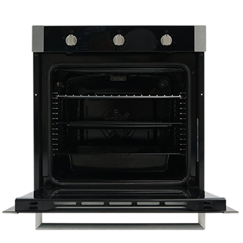 Omega OBO674X 60cm Stainless Steel 4 Function Electric Wall Oven - The Appliance Guys