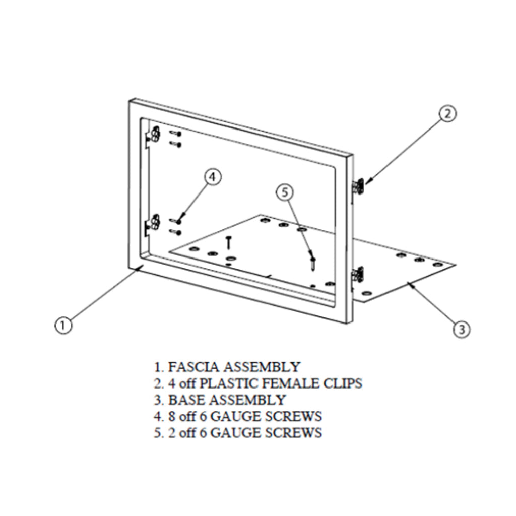 Omega OTK30MX 30L Microwave Stainless Steel Trim Kit - The Appliance Store