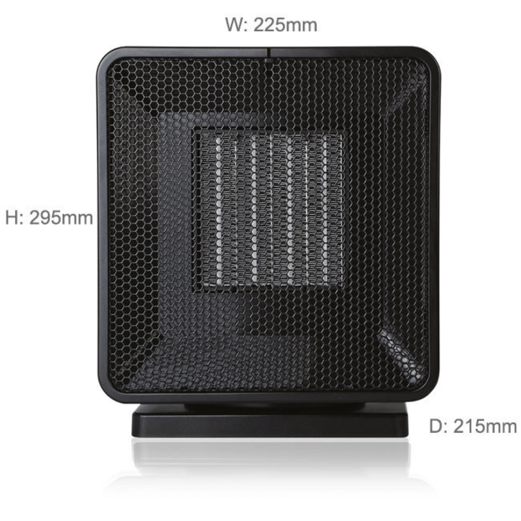 Omega Altise ACUBOB 2400W Black Ceramic Heater