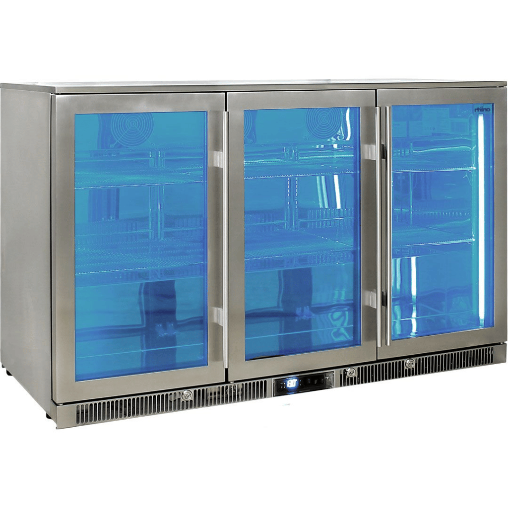 Rhino ENV3H-SS 388L Alfresco Outdoor Bar Fridge