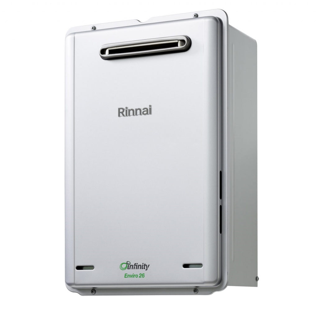 Rinnai INF26EL60A 26L Silver Infinity Enviro 26 60°C LPG Continuous Hot Water System - The Appliance Guys