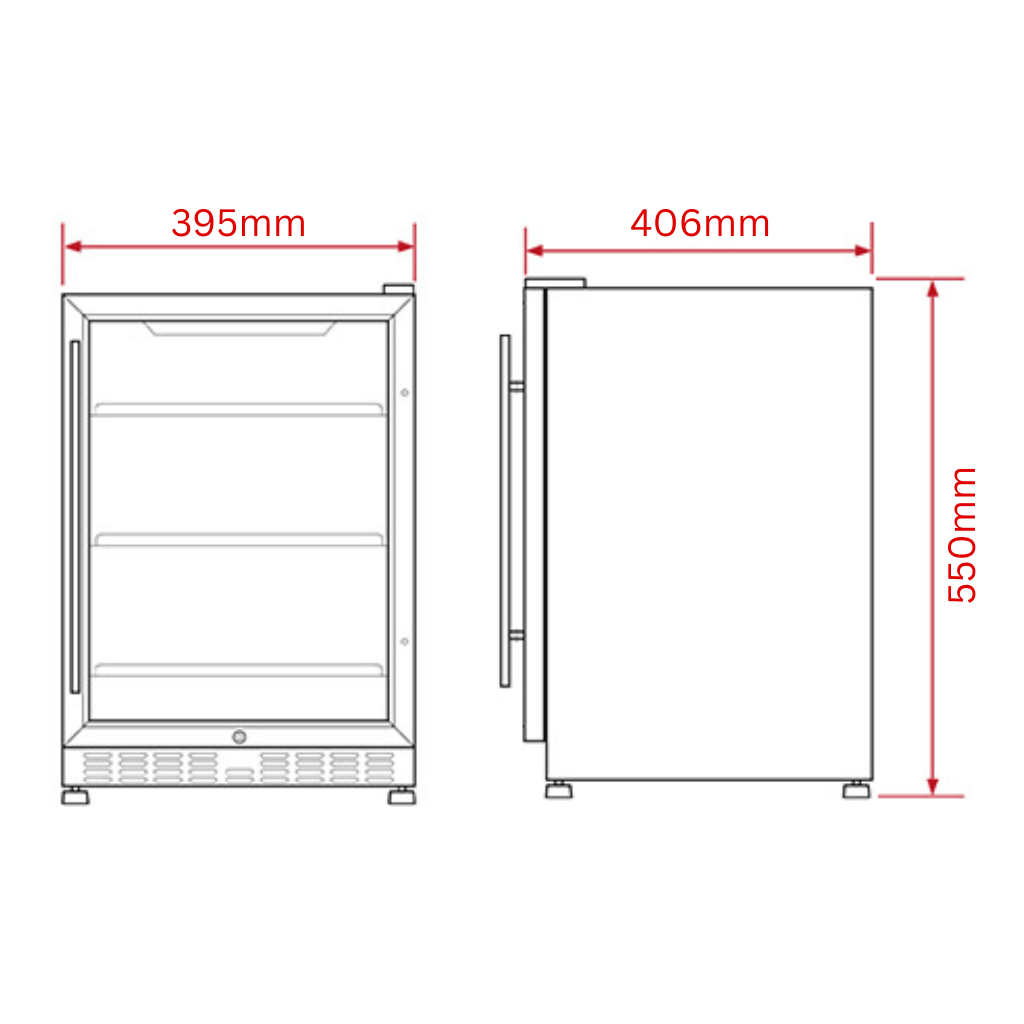 Schmick SK40-SS Dimensions - The Appliance Guys