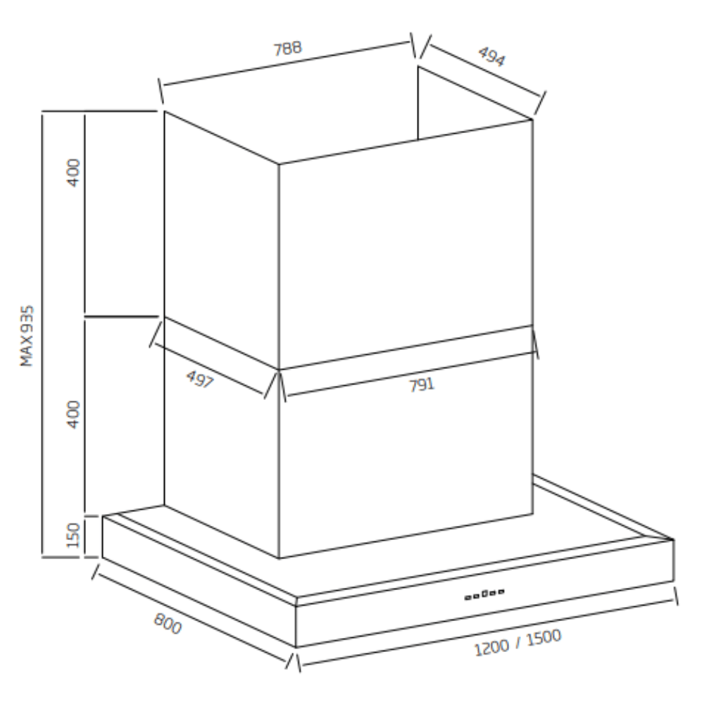Schweigen CL7375 Dimensions