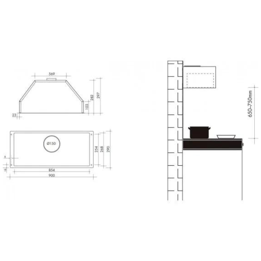 Artusi AUM90NS Dimensions - The Appliance Guys