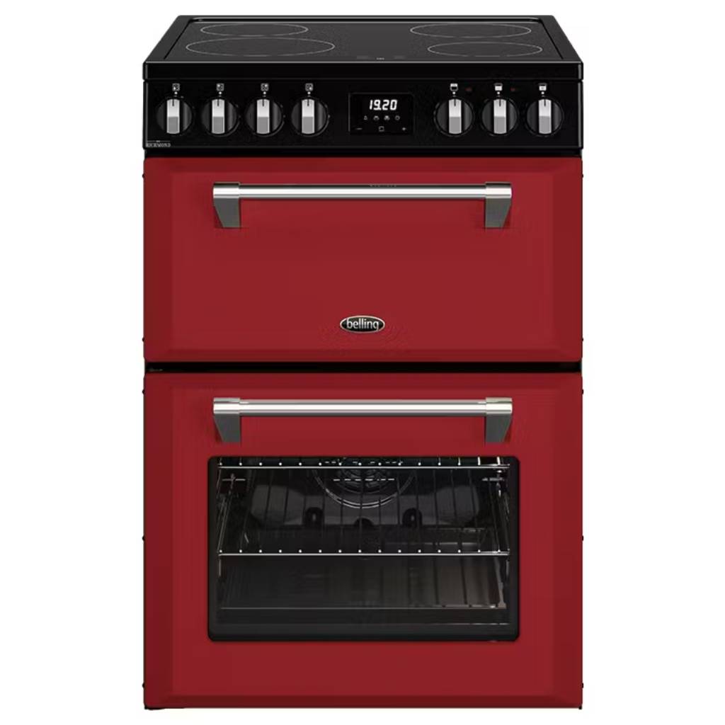 Red Rangle Kitchen Belling BMR60DOINDCHR Colour Boutique Mini 60cm Chili Red Induction ...