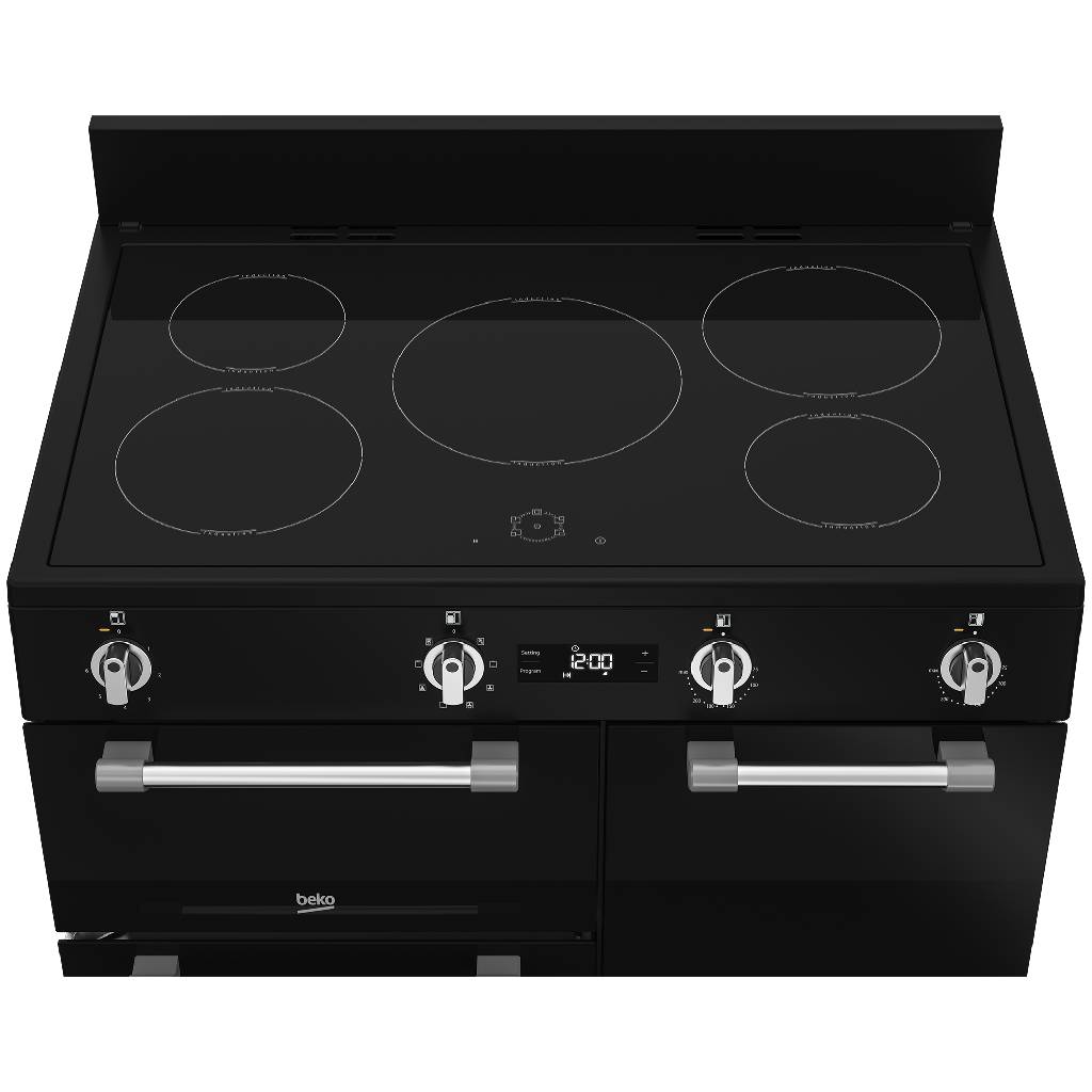 Beko BRC916IMB 90cm Black Freestanding Cooker