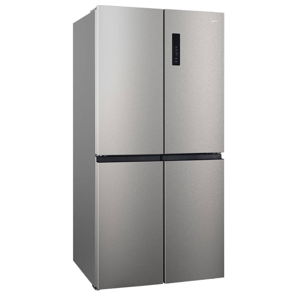 Chiq CCD500NS 503L Silver Cross Door Fridge