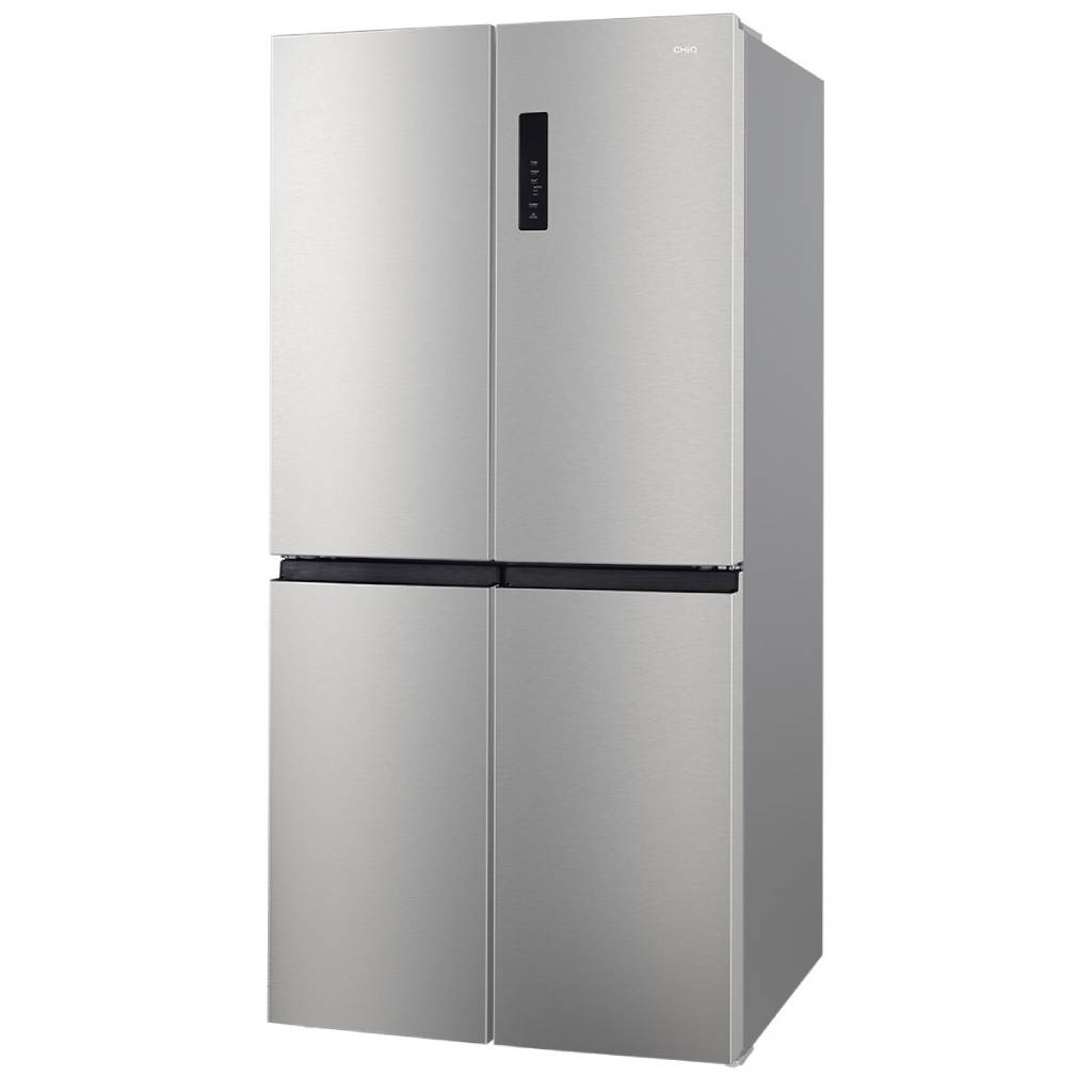 Chiq CCD500NS 503L Silver Cross Door Fridge