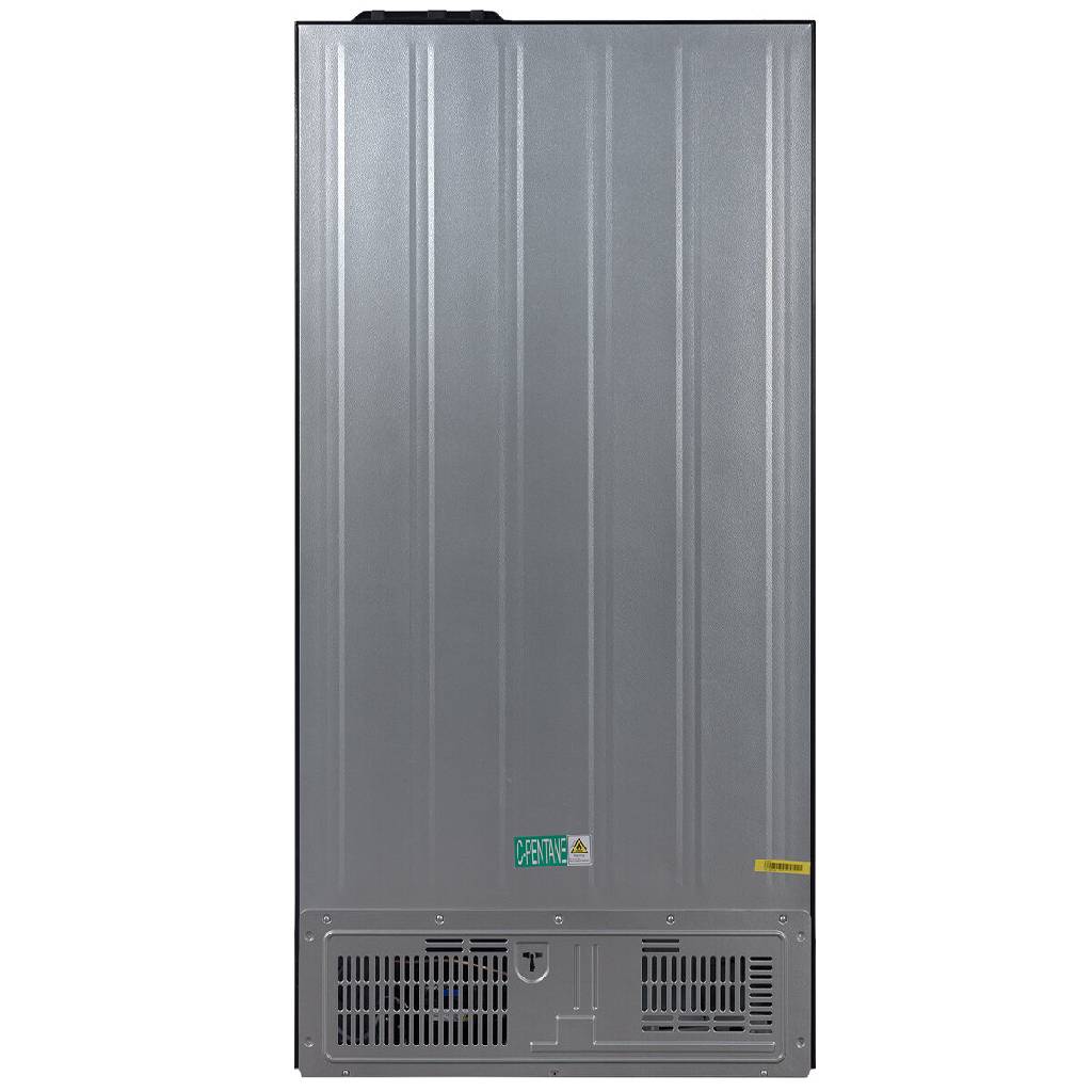 Chiq CCD500NS 503L Silver Cross Door Fridge