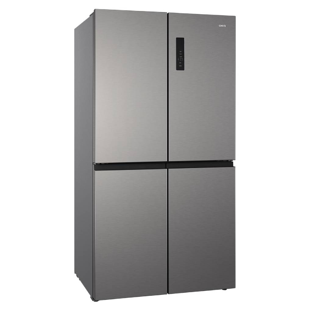 Chiq CCD596NS 601L Silver Cross Door Fridge