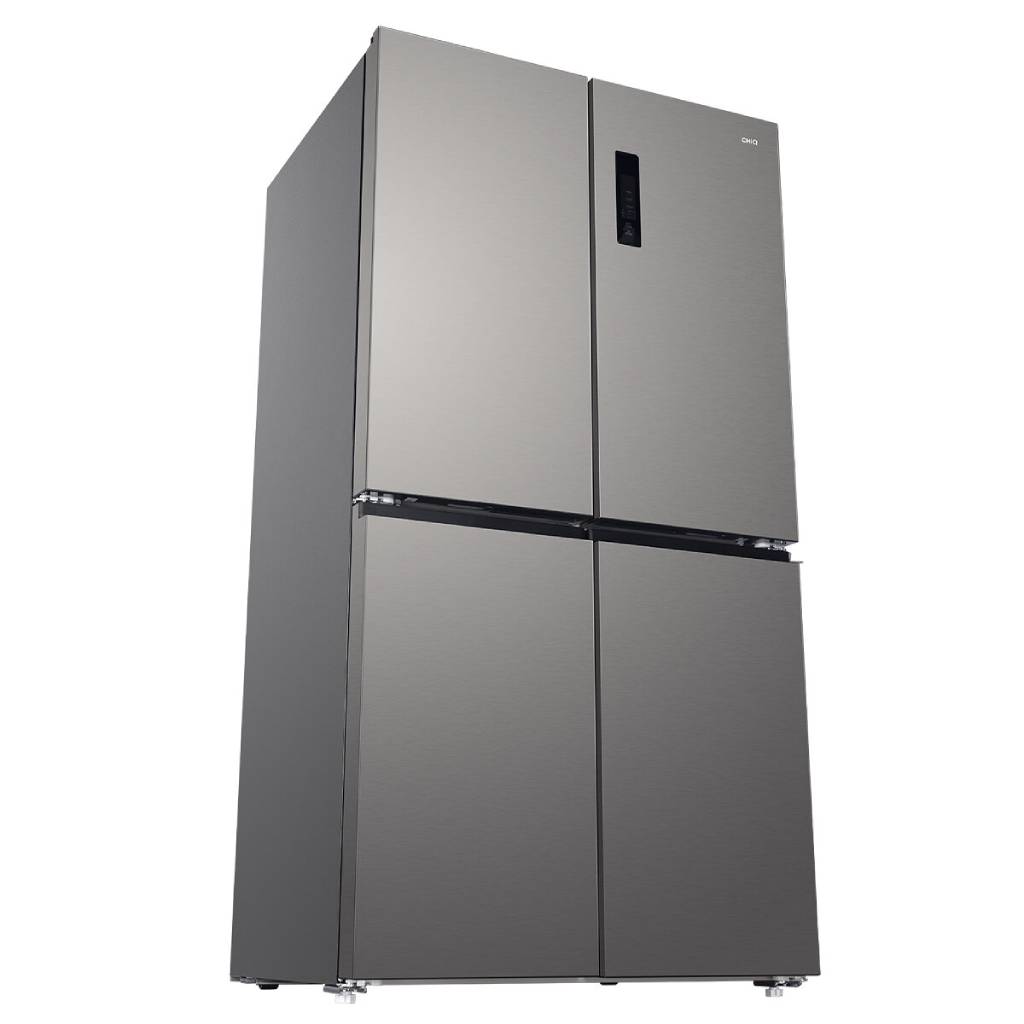 Chiq CCD596NS 601L Silver Cross Door Fridge