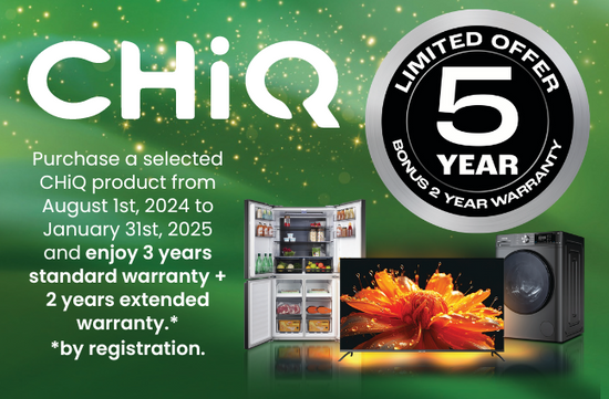Chiq U98F8TGPRO Warranty - The Appliance Guys